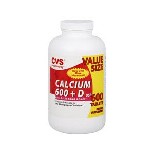 CVS Calcium 600 + D Tablets Value Size