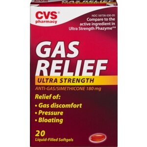 CVS Ultra Strength Gas Relief 180 mg Softgels