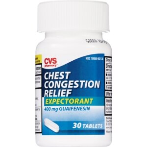 CVS Chest Congestion Relief Expectorant Tablets