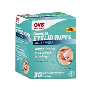 CVS/pharmacy Cleansing Eyelid Wipes Moist Pads