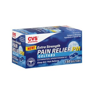 CVS Extra Strength Pain Relief PM Geltabs