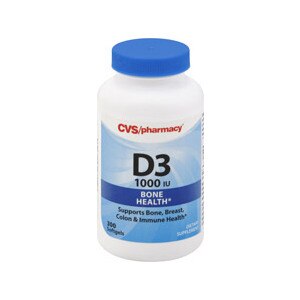CVS Vitamin D 1000 IU Softgels