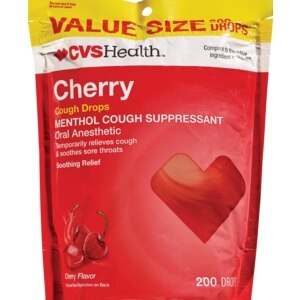 CVS Cherry Cough Drops Value Size