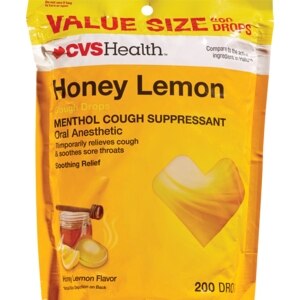 CVS Honey Lemon Cough Drops Value Size