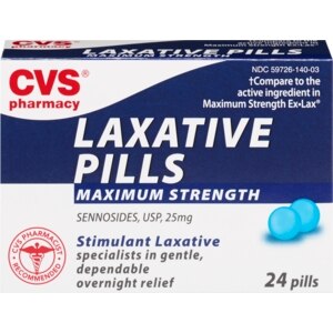 CVS Maximum Strength 25 mg Laxative Pills