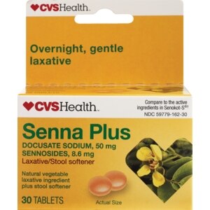 CVS Senna Plus Laxative/Stool Softener Tablets