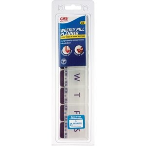 CVS XL Weekly Pill Planner