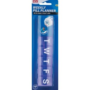 CVS XL Weekly Pill Planner