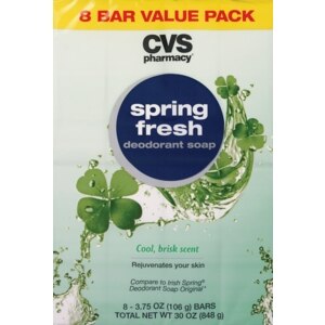 CVS Emerald Mist Spring Fresh Deodorant Soap Value Pack