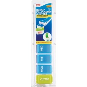CVS Weekly Pill Planner & Cutter