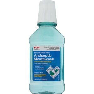 CVS Antiseptic Mouth Rinse with Tartar Protection Ice Mint