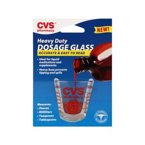 CVS Heavy Duty Dosage Glass