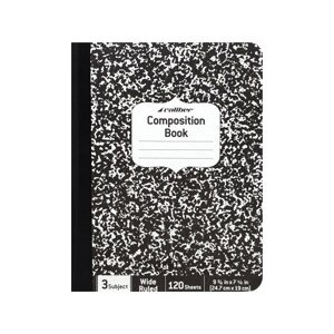 Caliber Composition Book 3 Subject Wide Ruled