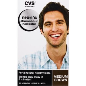 CVS Men's Shampoo-In Haircolor Medium Brown
