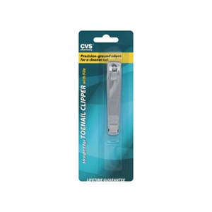 CVS Straight Edge Toenail Clipper with File