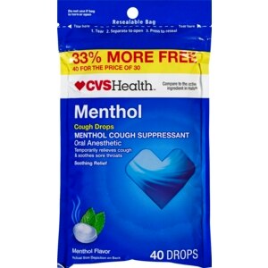CVS Cough Drops Menthol
