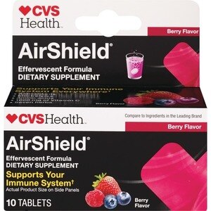 CVS AirShield Effervescent Formula Tablets Berry Flavor