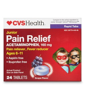 CVS Health Junior Pain Relief Tablets 24CT
