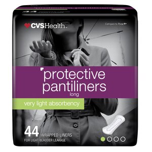 CVS Very Light Absorbency Protective Pantiliners Long (6 PK of 44 EA/Total 264)