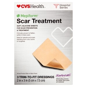 cvs health mepiform scar treatment trim to fit dressings 2in x 3in cvs scar treatment silicone sheets review