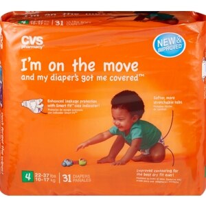 CVS Diapers Size 4 (22-37 lbs)