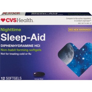 CVS Health Nighttime Sleep Aid Softgels