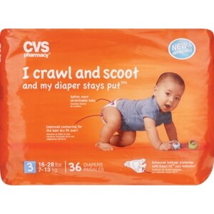 CVS Ultra Soft Diapers Size 3 (16-28 lbs)