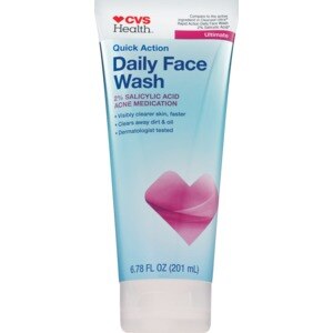 CVS Quick Action Daily Face Wash, 6.78 OZ