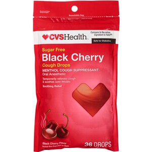 CVS Health Sugar Free Menthol Cough Suppressant Drops