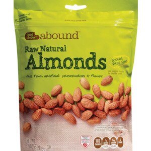 Gold Emblem Abound Raw Natural Almonds, 20 OZ