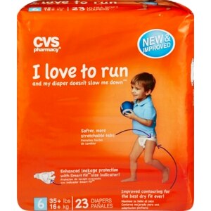 CVS Ultra Soft Diapers Size 6 (35+ lbs)