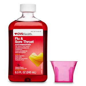 CVS Flu & Sore Throat Relief Cherry