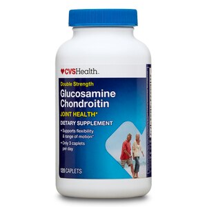 CVS Glucosamine Chondroitin Caplets Double Strength, 120CT