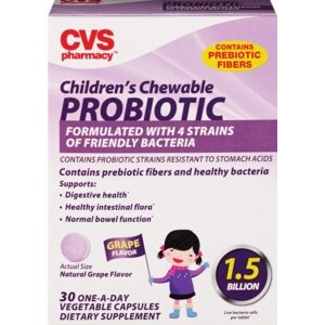 CVS Children's Chewable Probiotic Tablets Grape
