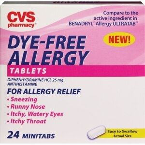CVS Allergy Dye-Free Mini Tabs