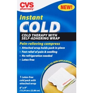 CVS Instant Cold Therapy with Self-Adhering Wrap Compress