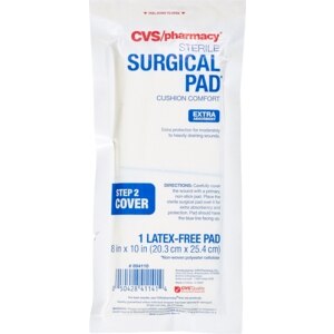 CVS Sterile Latex-Free Surgical Pad 8 in x 10 in