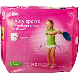 CVS Training Pants for Girls Size 3T-4T (32-40 lb)