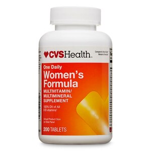 CVS Health One Daily Women's Formula Multivitamin/Multimineral Supplement, 200CT
