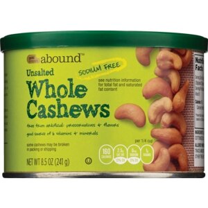 CVS Gold Emblem Abound Unsalted Whole Cashews