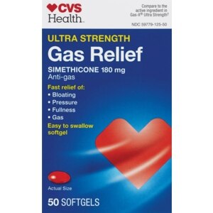 CVS Gas Relief Ultra Strength 180mg Softgels