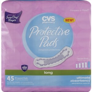 CVS Protective Pads Long, Ultimate Absorbency