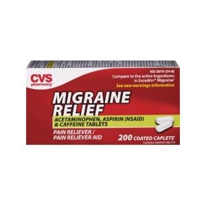 CVS Migraine Relief Coated Capsules