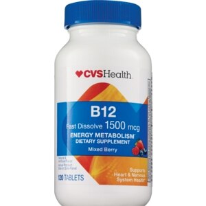 CVS Vitamin B-12 1500 mcg Dissolving Tablets, Mixed Berry