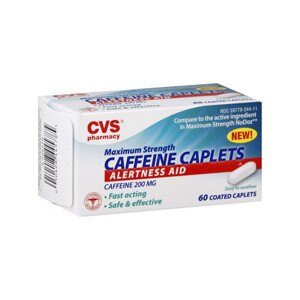 CVS Maximum Strength Caffeine Caplets Coated Caplets