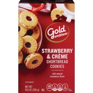 Gold Emblem Absolutely Divine Strawberry & Creme Shortbread Cookies