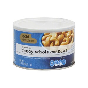 CVS Gold Emblem Unsalted Fancy Whole Cashews