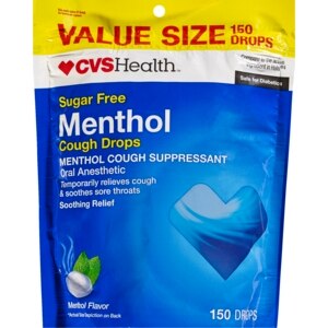 CVS Sugar Free Menthol Cough Drops Value Size