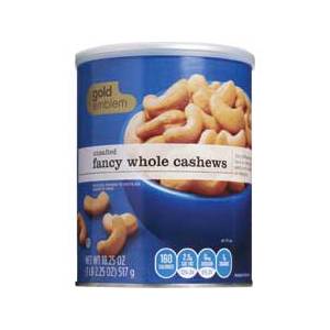 CVS Gold Emblem Fancy Whole Cashews Unsalted