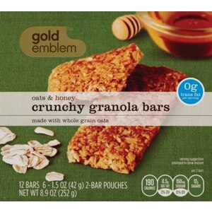 Gold Emblem Oats & Honey Crunchy Granola Bars